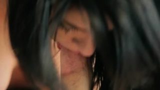 Remarkable busty brunette Brittany caressed tenderly